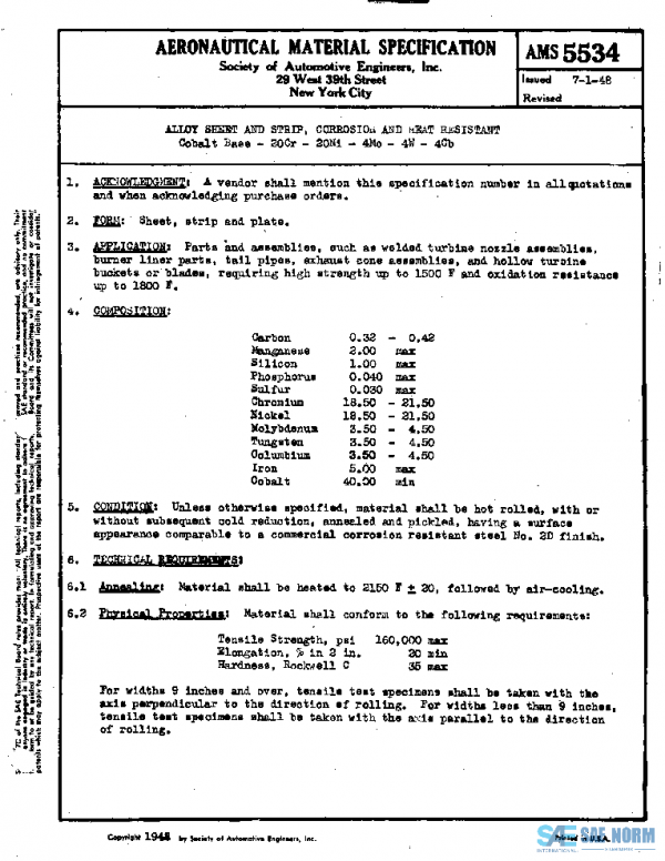 SAE AMS5534 PDF SAE AMS5534 PDF