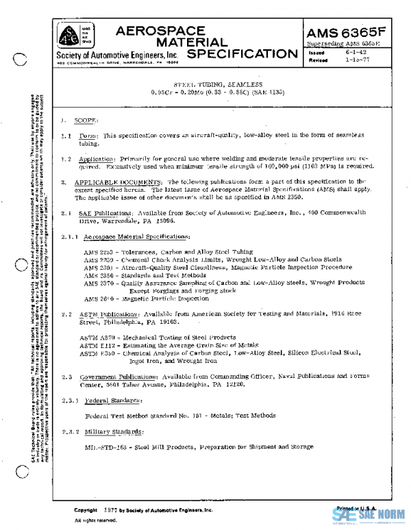 SAE AMS6365F PDF