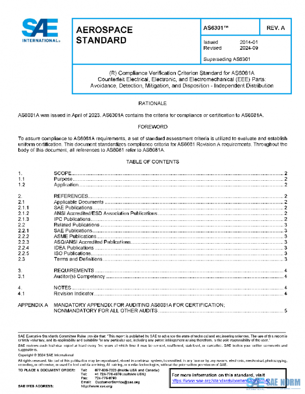 SAE AS6301A PDF