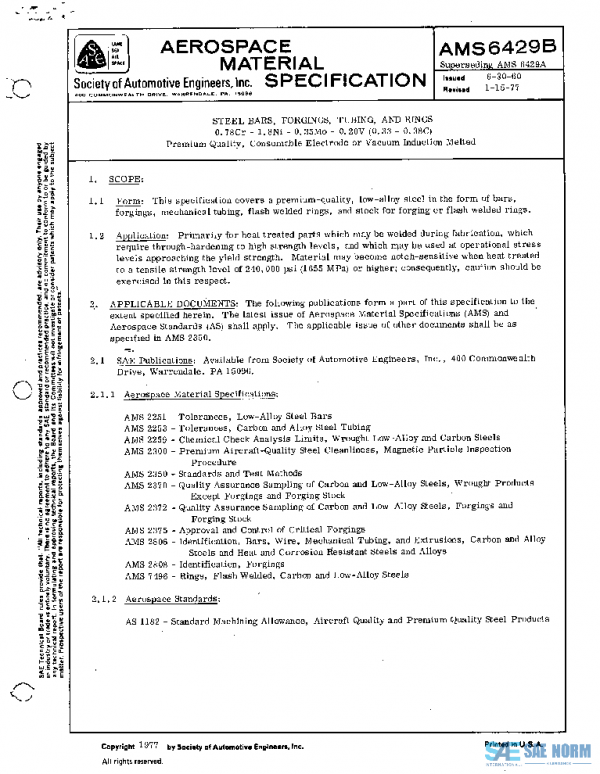 SAE AMS6429B PDF
