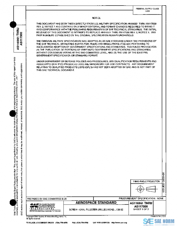 SAE AS116961 PDF