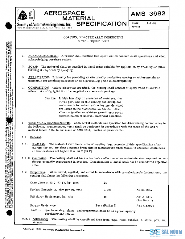 SAE AMS3682 PDF SAE AMS3682 PDF