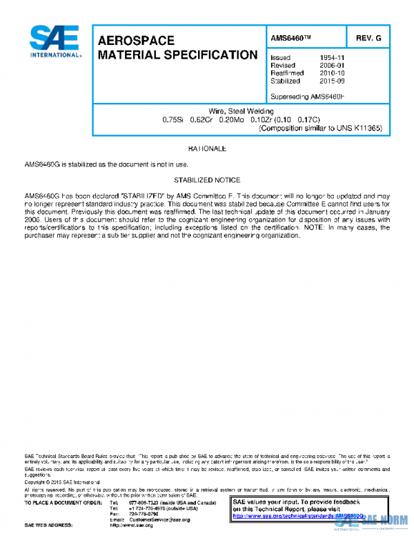 SAE AMS6460G PDF
