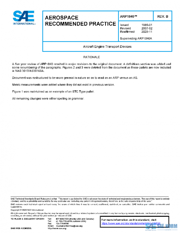 SAE ARP1840B PDF