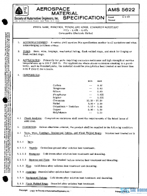 SAE AMS5622 PDF