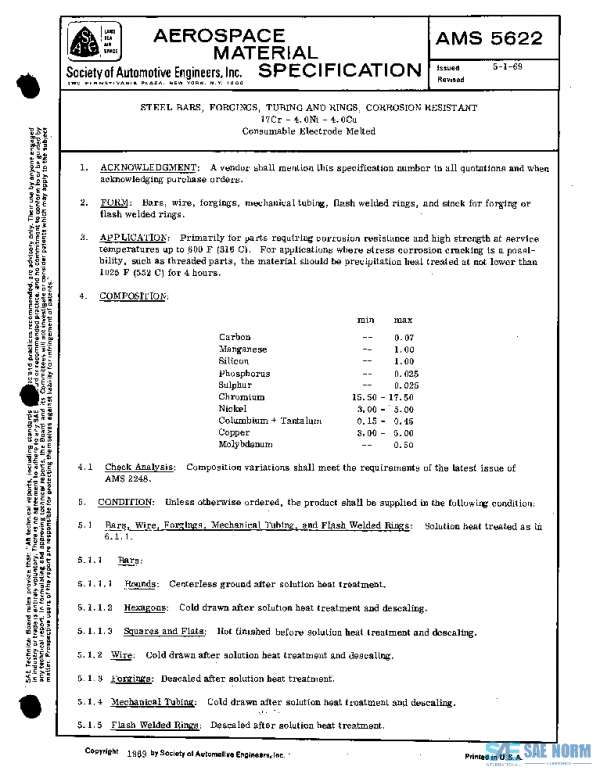 SAE AMS5622 PDF