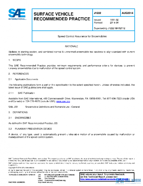SAE J1222_201408 PDF SAE J1222_201408 PDF