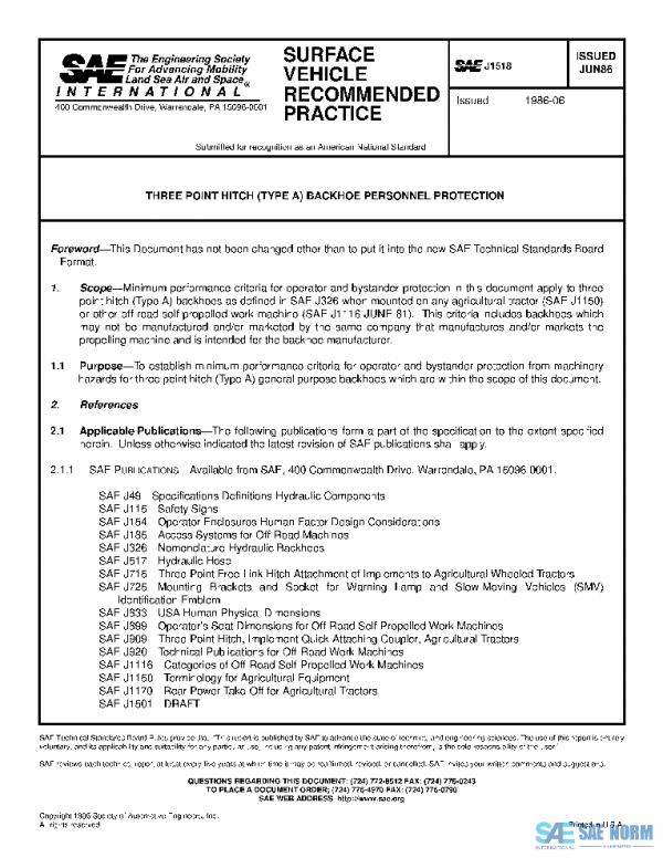 SAE J1518_198606 PDF SAE J1518_198606 PDF
