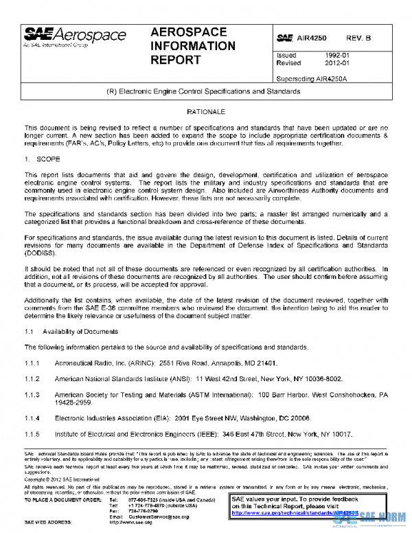 SAE AIR4250B PDF