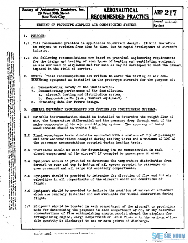 SAE ARP217 PDF