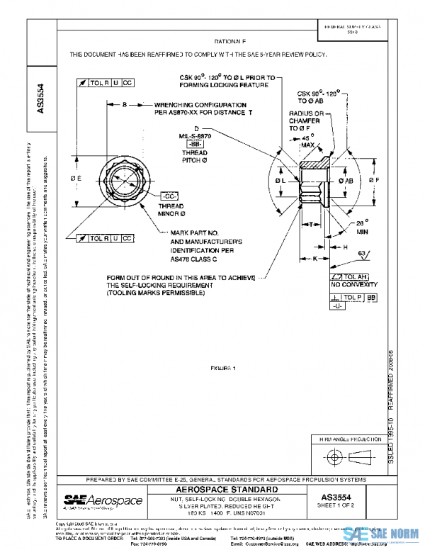 SAE AS3554 PDF SAE AS3554 PDF
