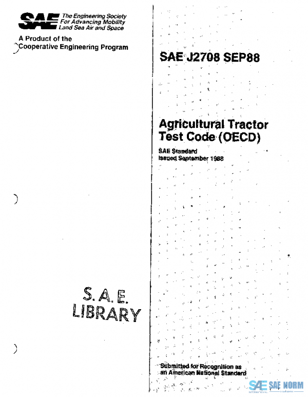 SAE J2708_198809 PDF SAE J2708_198809 PDF