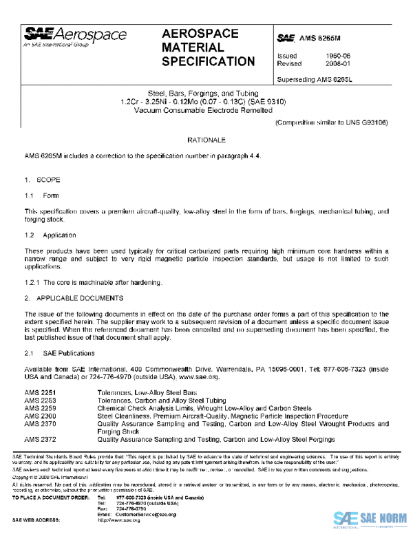 SAE AMS6265M PDF