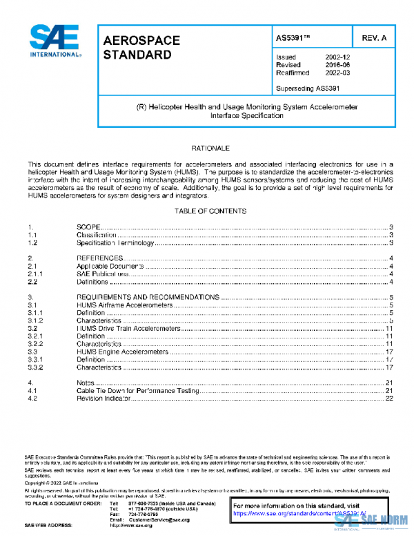 SAE AS5391A PDF SAE AS5391A PDF