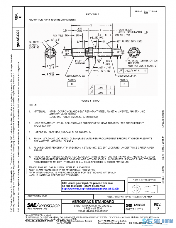 SAE AS3320D PDF
