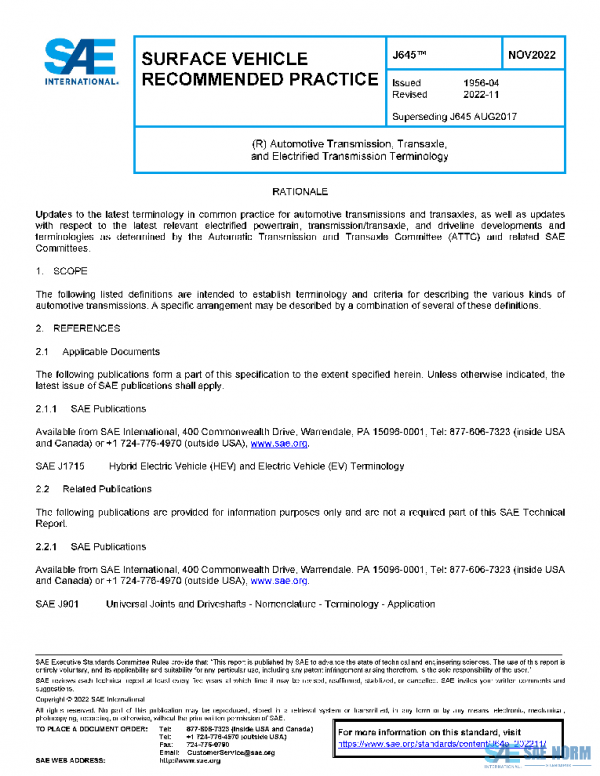 SAE J645_202211 PDF