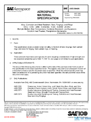 SAE AMS5940A PDF