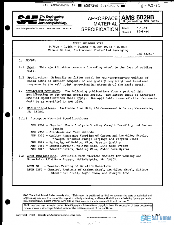 SAE AMS5029B PDF