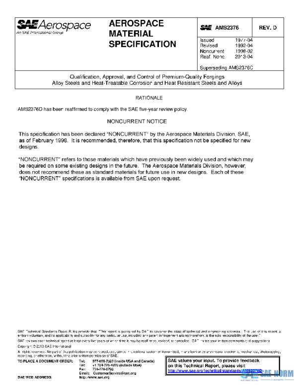 SAE AMS2376D PDF