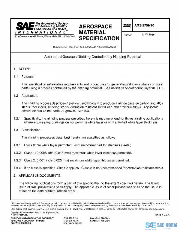 SAE AMS2759/10 PDF