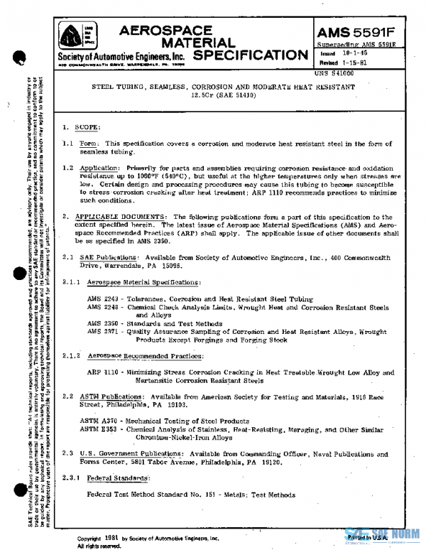 SAE AMS5591F PDF