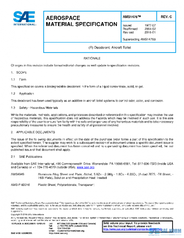 SAE AMS1476C PDF
