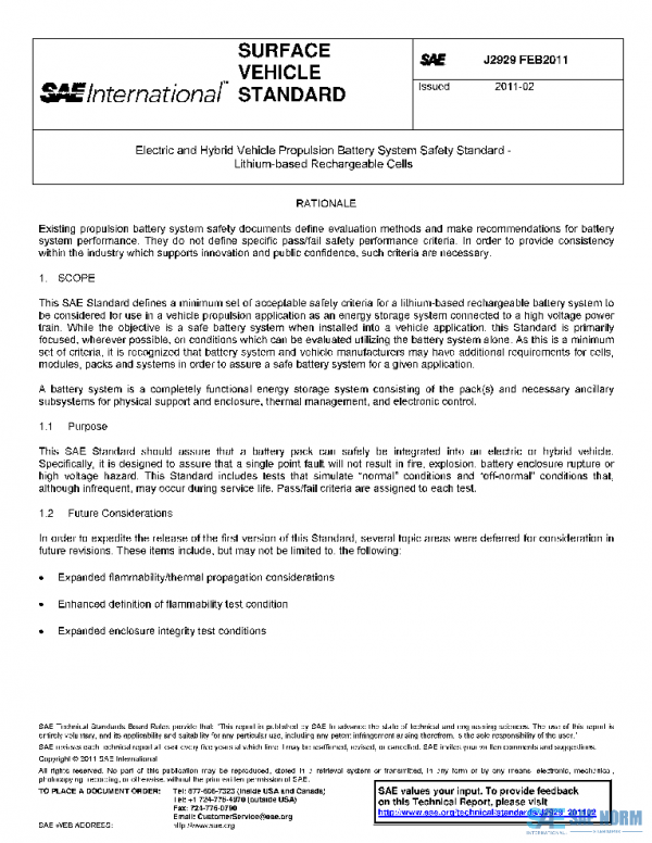 SAE J2929_201102 PDF SAE J2929_201102 PDF