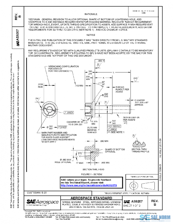 SAE AS9207B PDF