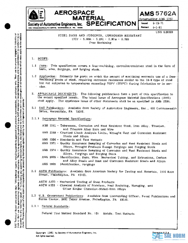 SAE AMS5762A PDF