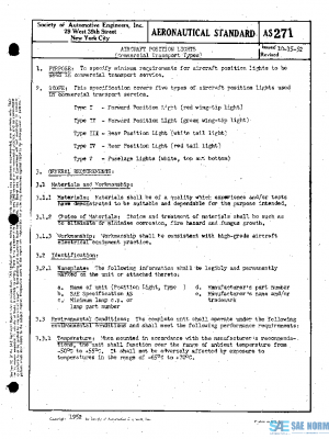SAE AS271 PDF