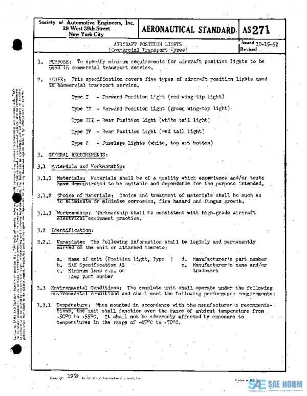 SAE AS271 PDF