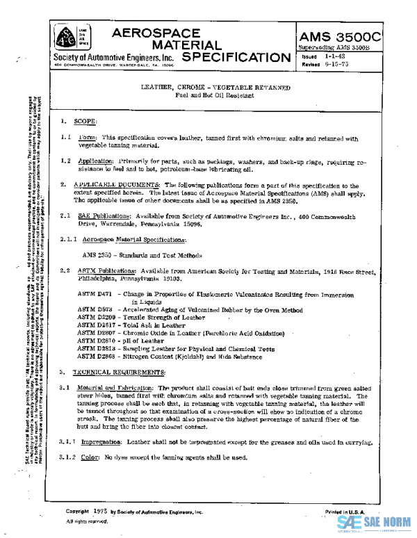 SAE AMS3500C PDF SAE AMS3500C PDF