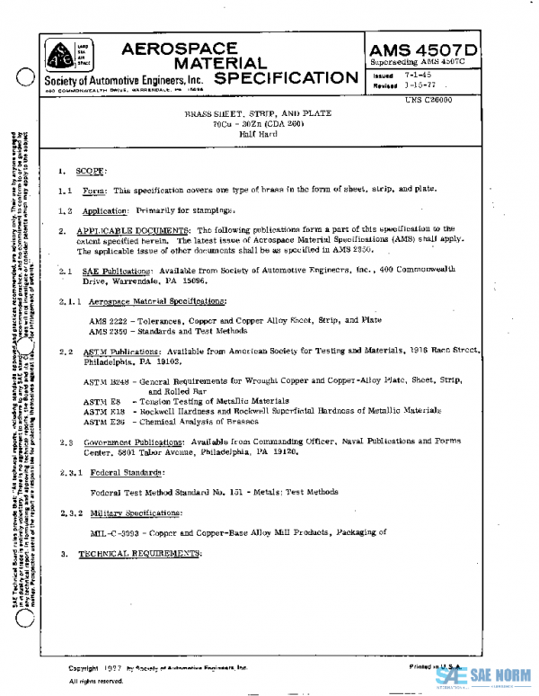 SAE AMS4507D PDF
