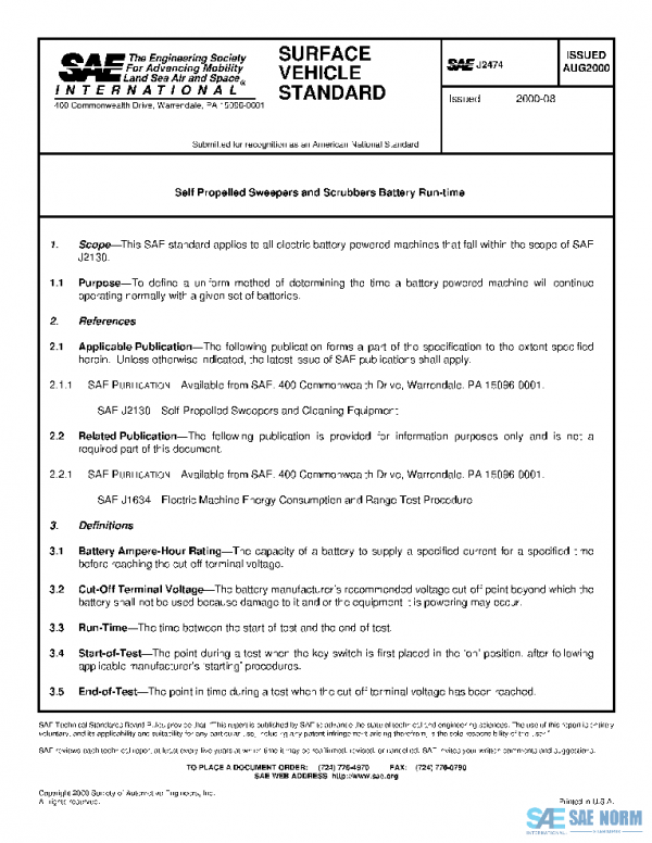 SAE J2474_200008 PDF SAE J2474_200008 PDF
