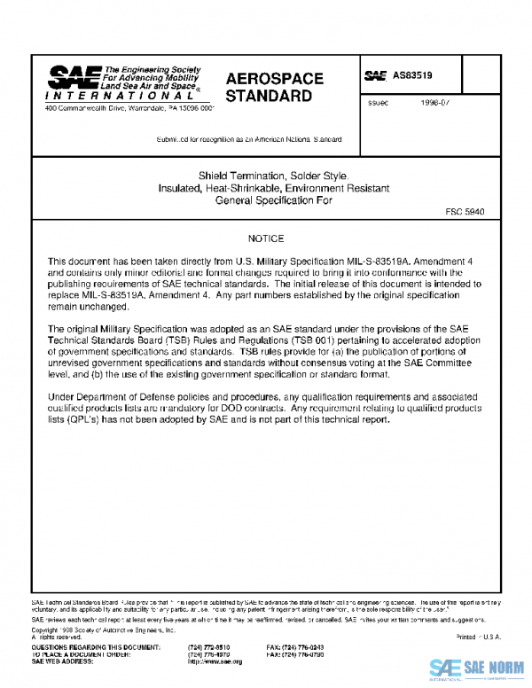 SAE AS83519 PDF
