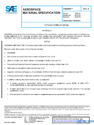 SAE AMS2694D PDF