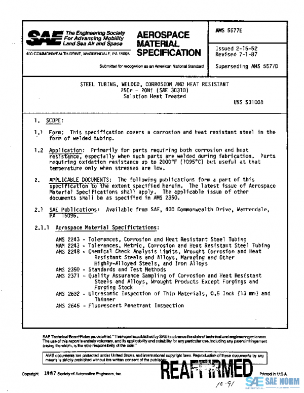 SAE AMS5577E PDF