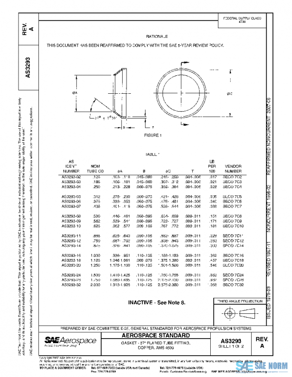 SAE AS3293A PDF SAE AS3293A PDF