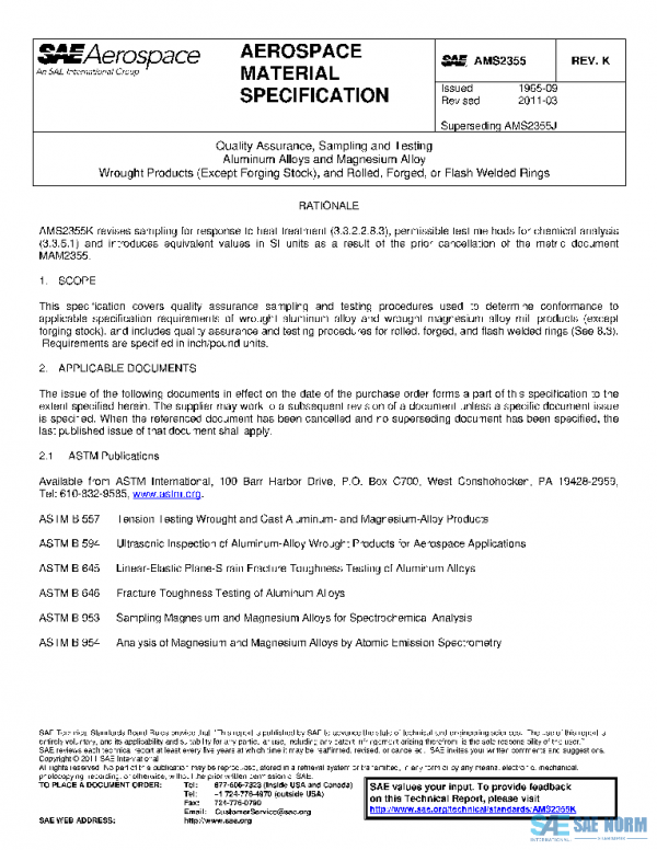 SAE AMS2355K PDF