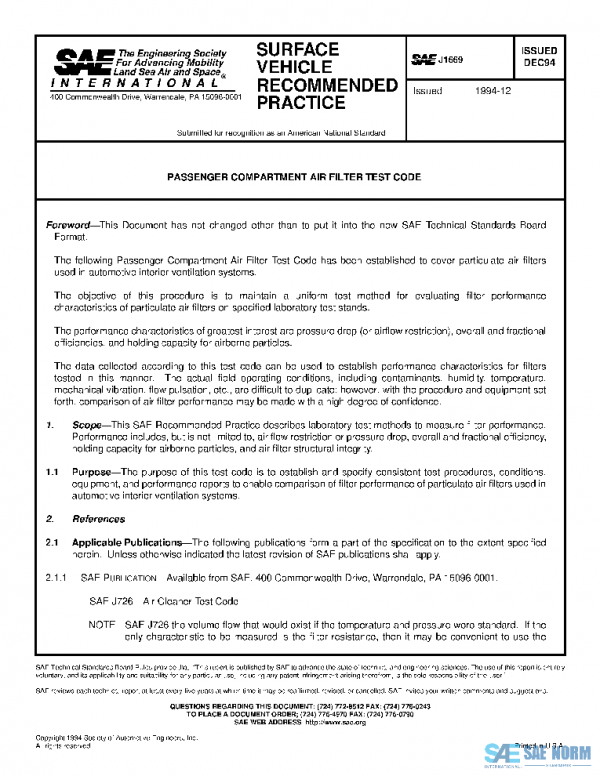 SAE J1669_199412 PDF