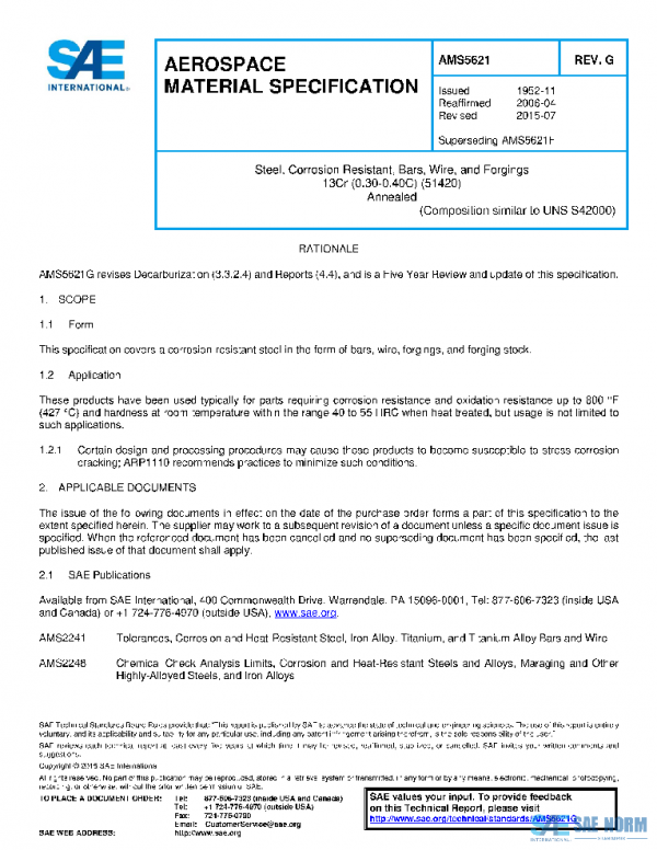 SAE AMS5621G PDF