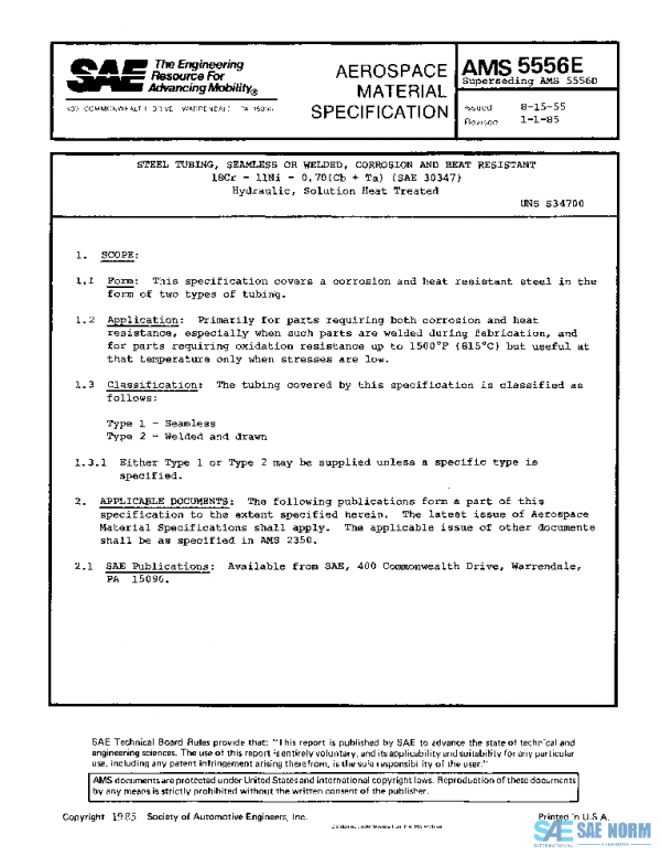 SAE AMS5556E PDF SAE AMS5556E PDF