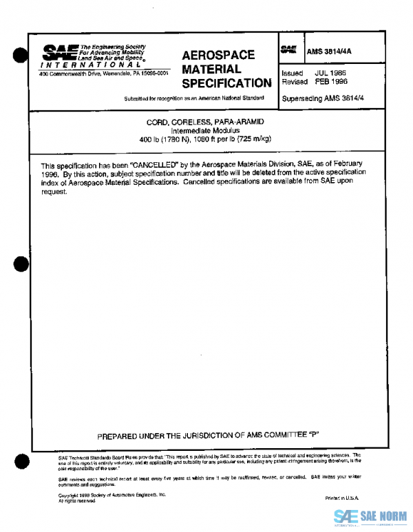 SAE AMS3814/4A PDF