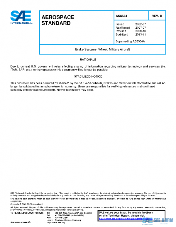 SAE AS8584B PDF SAE AS8584B PDF