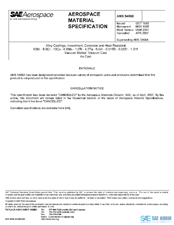 SAE AMS5406B PDF