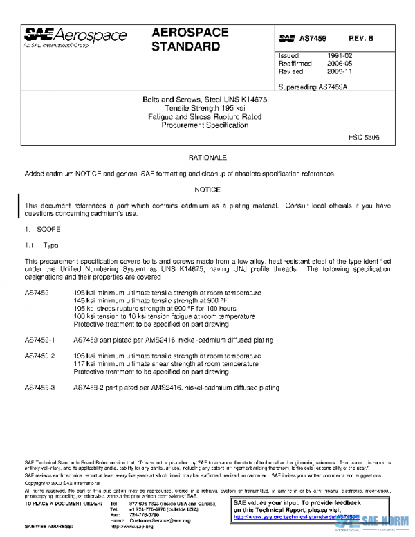 SAE AS7459B PDF
