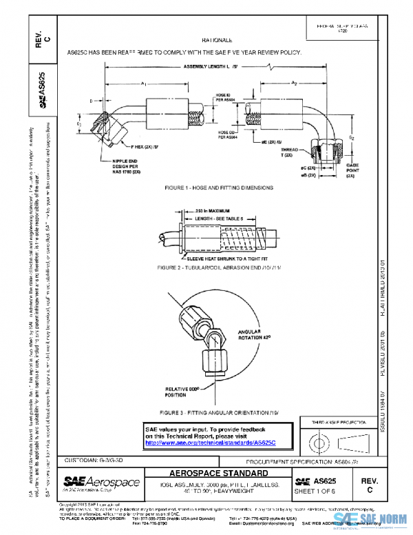 SAE AS625C PDF