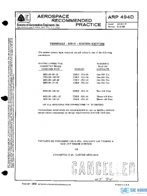 SAE ARP494D PDF