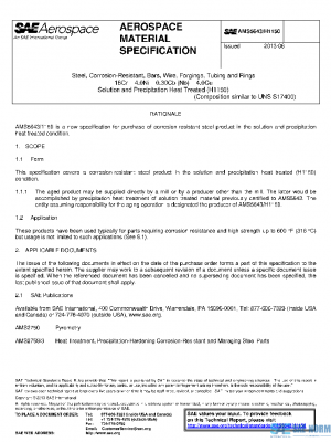 SAE AMS5643/H1150 PDF