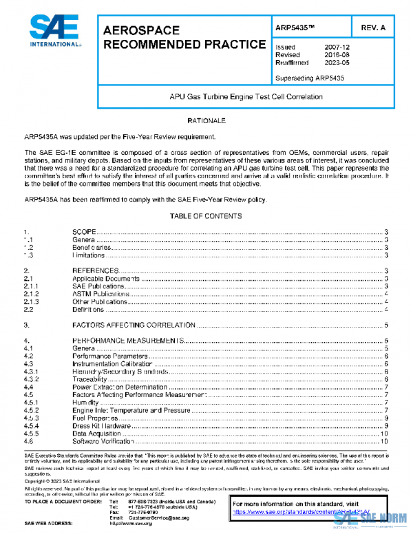 SAE ARP5435A PDF